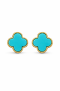 Teal/Gold Stud (m)
