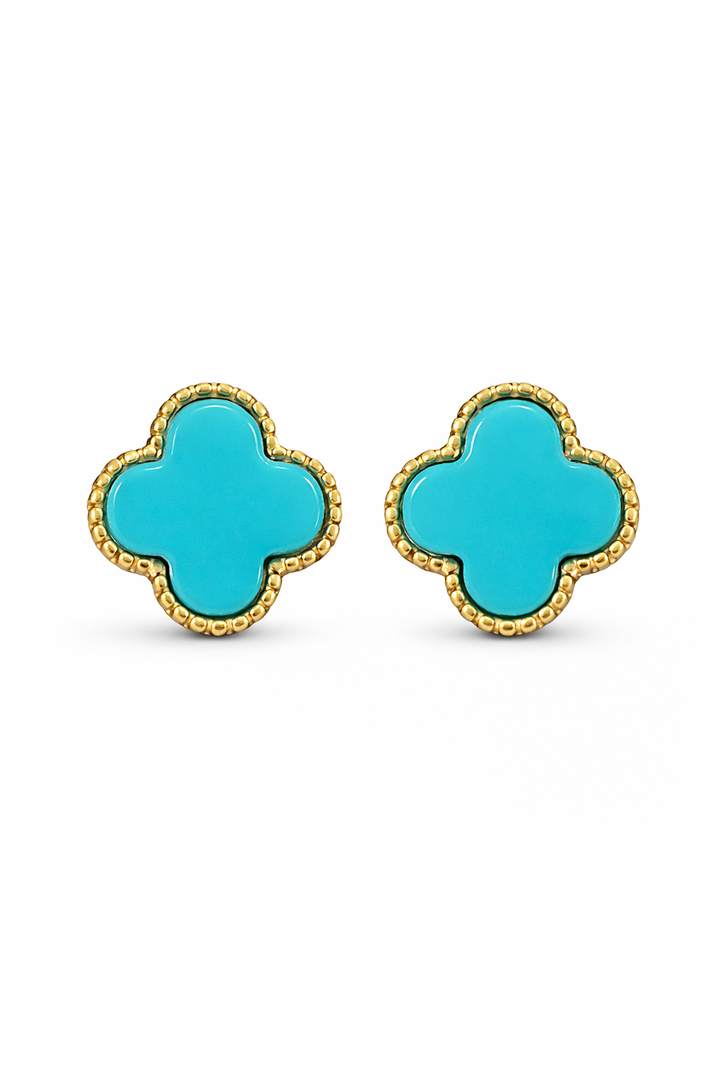 Teal/Gold Stud (m)
