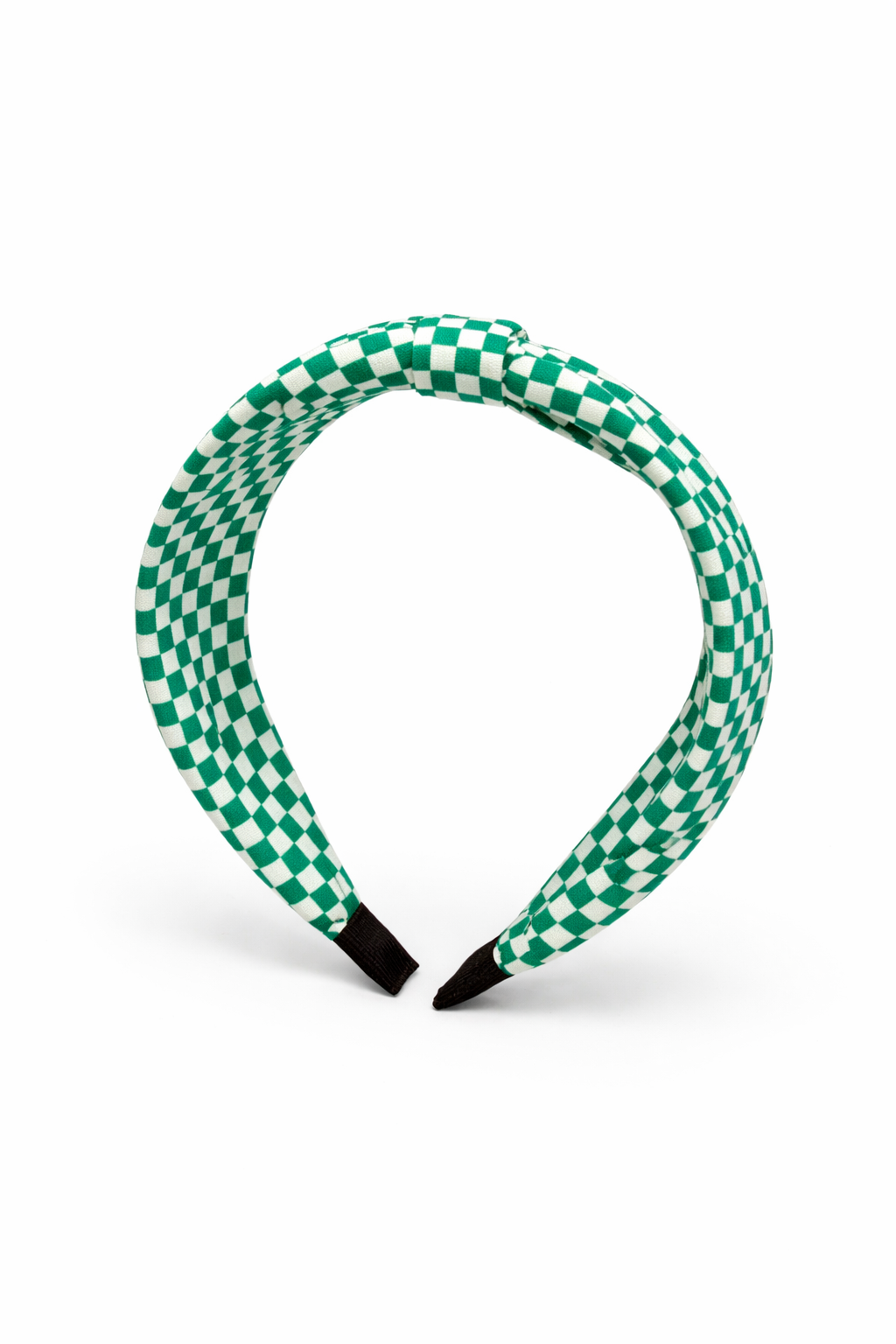 Green Checkered Headband (m)