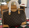 Brown LV tote bag
